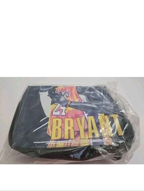 Kobe Bryant Los Angeles Lakers NBA Backpack Black Purple. New Sealed In Bag.